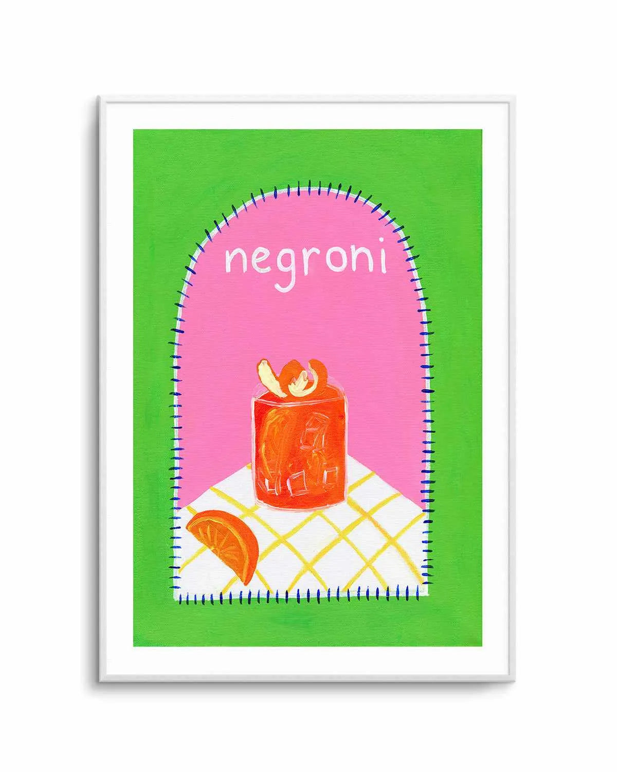 Negroni by Britney Turner Art Print from Olive et Oriel where you can shop wallpaper and artworks online