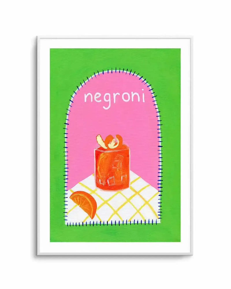 Negroni by Britney Turner Art Print from Olive et Oriel where you can shop wallpaper and artworks online