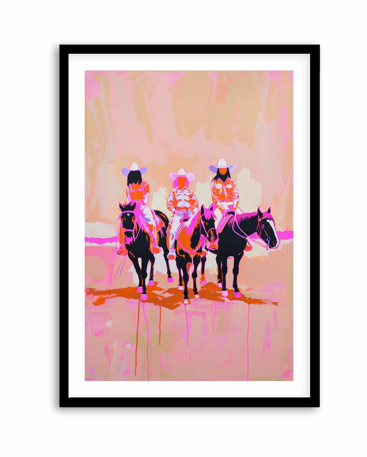 Neon Cowgirls | Art Print