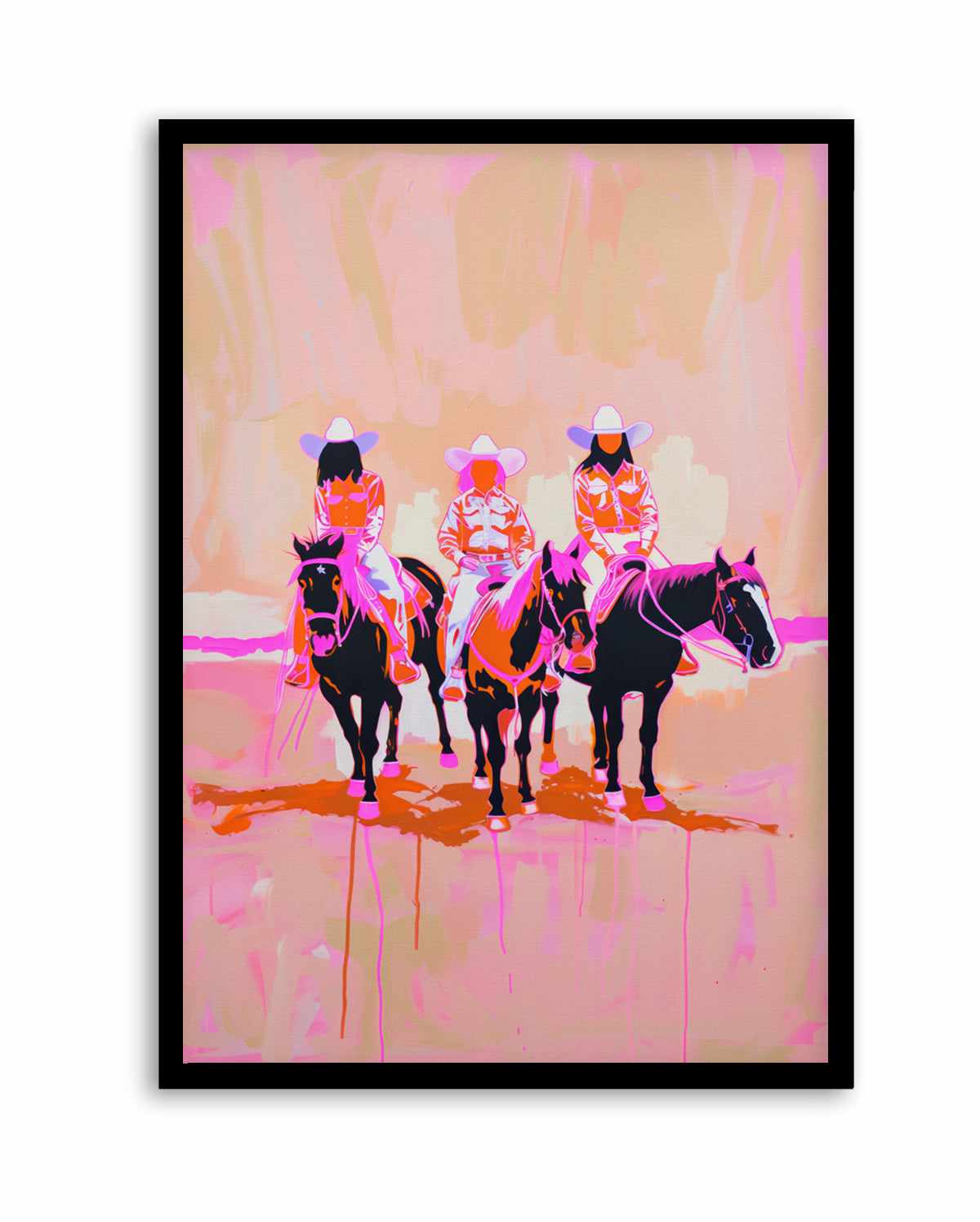 Neon Cowgirls | Art Print