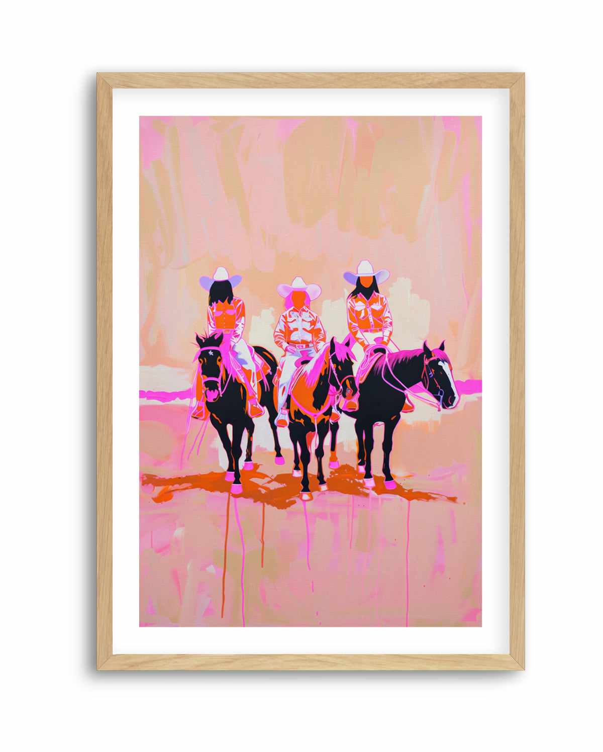 Neon Cowgirls | Art Print