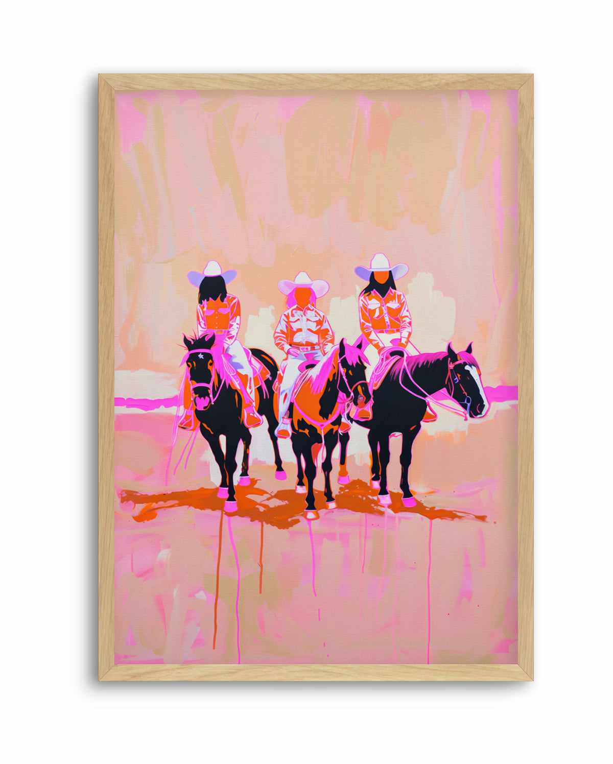 Neon Cowgirls | Art Print