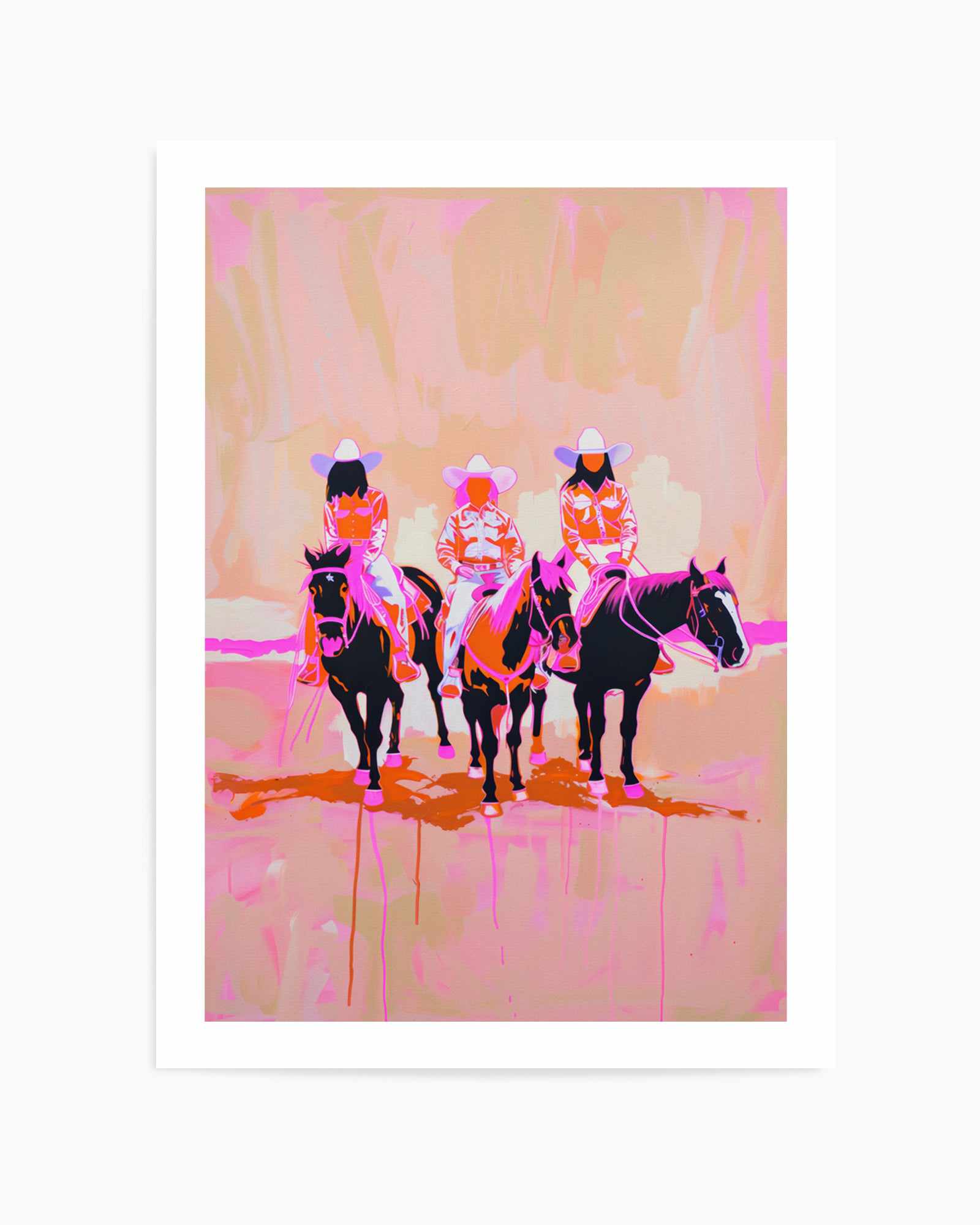 Neon Cowgirls | Art Print