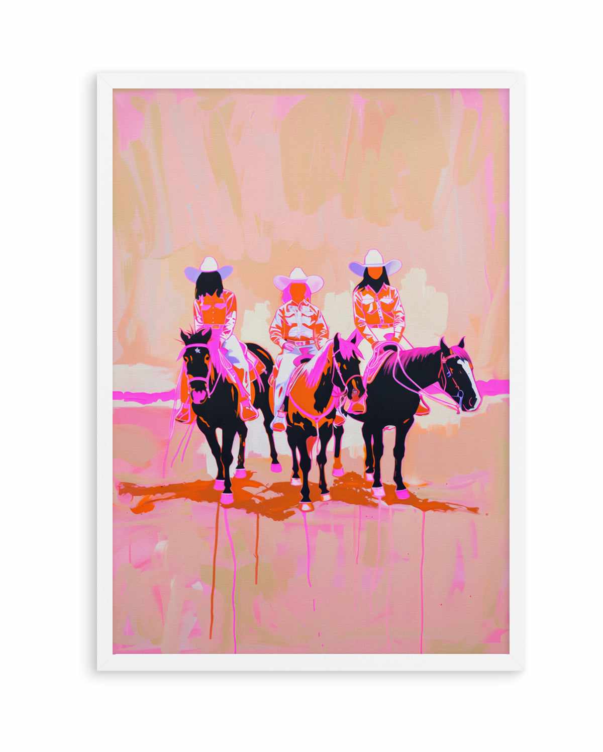 Neon Cowgirls | Art Print