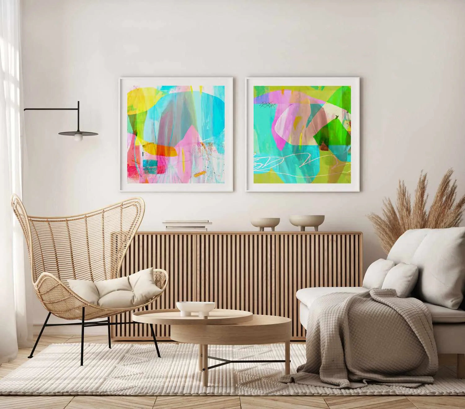 Neon Luxe I by Antonia Tzenova Art Print from Olive et Oriel where you can shop wallpaper and artworks online