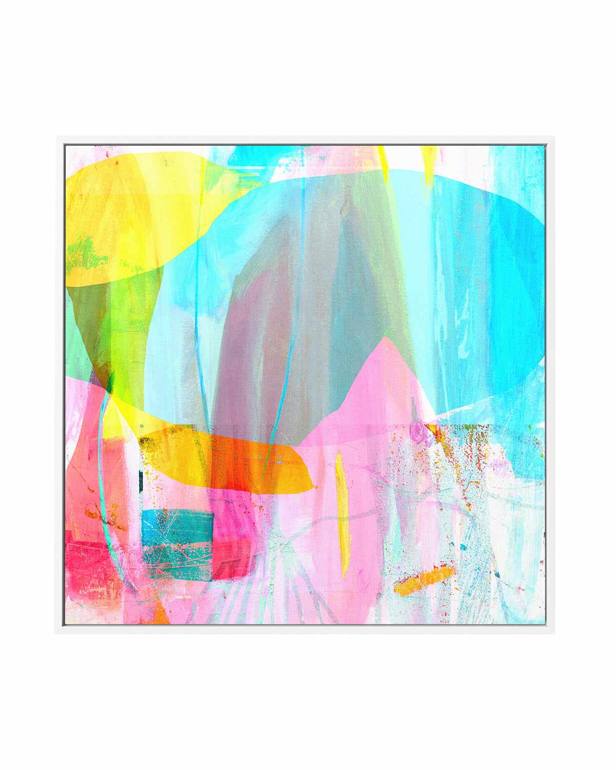 Neon Luxe I by Antonia Tzenova | Framed Canvas Art Print