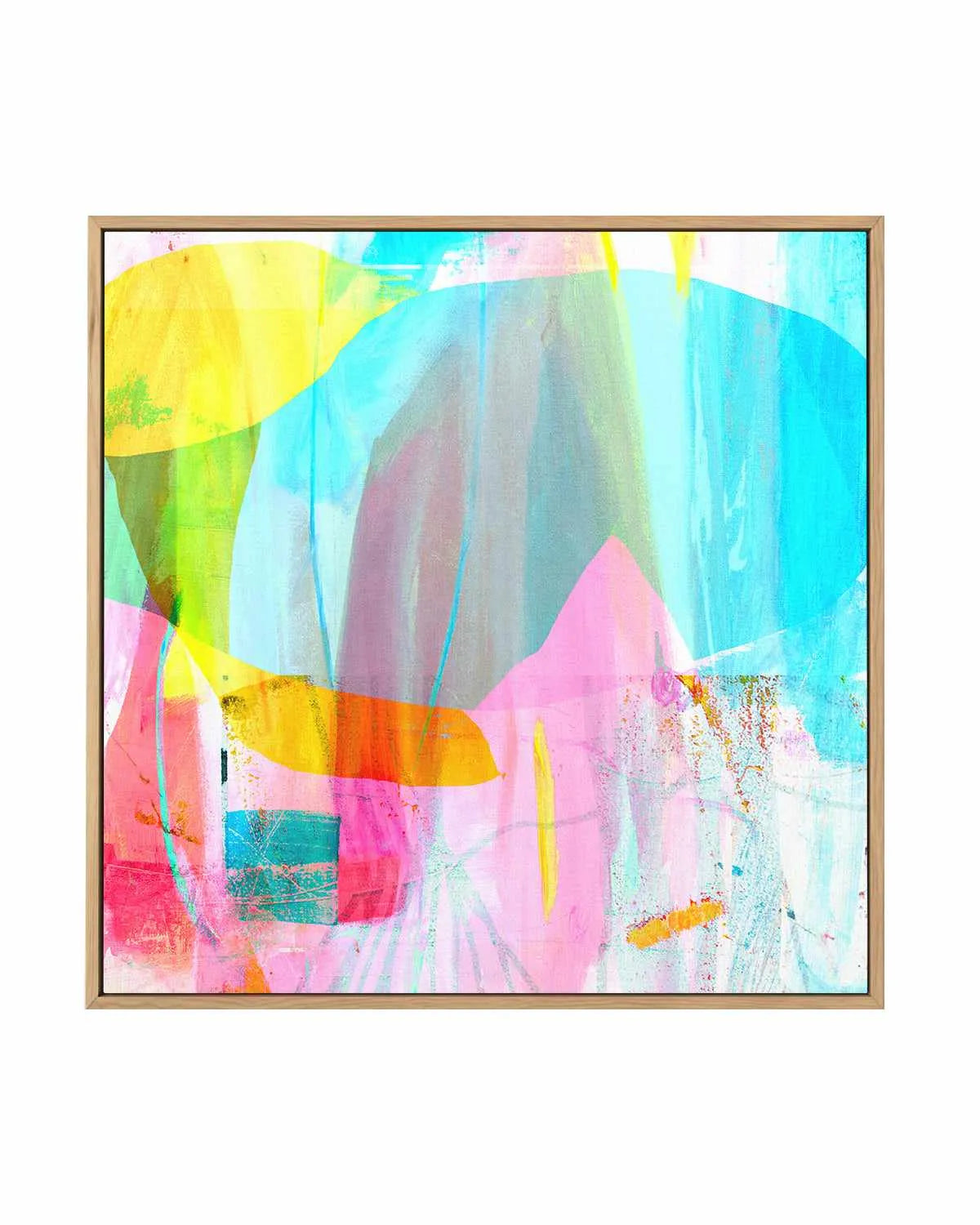 Neon Luxe I by Antonia Tzenova | Framed Canvas Art Print from Olive et Oriel where you can shop wallpaper and artworks online