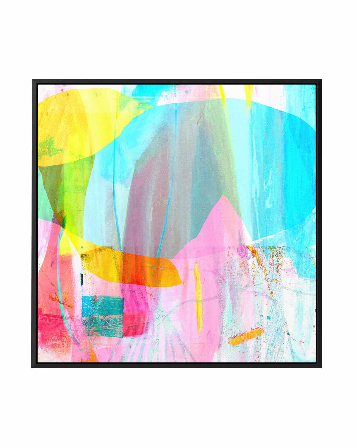 Neon Luxe I by Antonia Tzenova | Framed Canvas Art Print