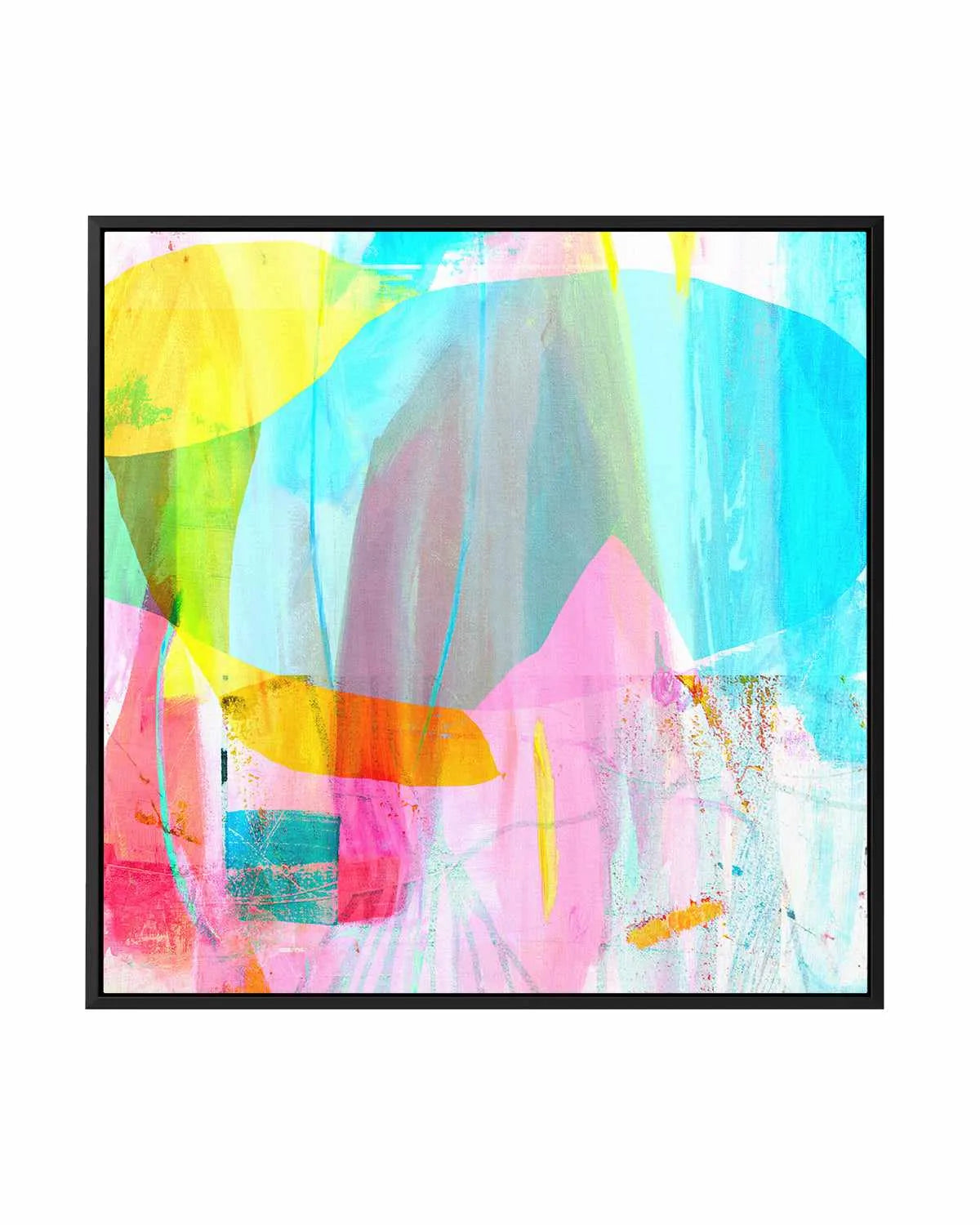 Neon Luxe I by Antonia Tzenova | Framed Canvas Art Print from Olive et Oriel where you can shop wallpaper and artworks online