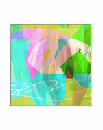 Neon Luxe II by Antonia Tzenova | Framed Canvas Art Print