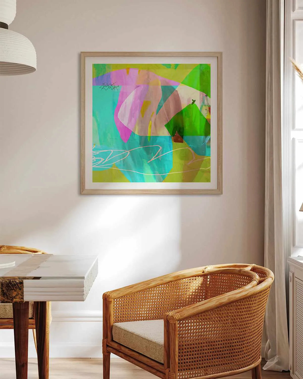 Neon Luxe II by Antonia Tzenova Art Print from Olive et Oriel where you can shop wallpaper and artworks online