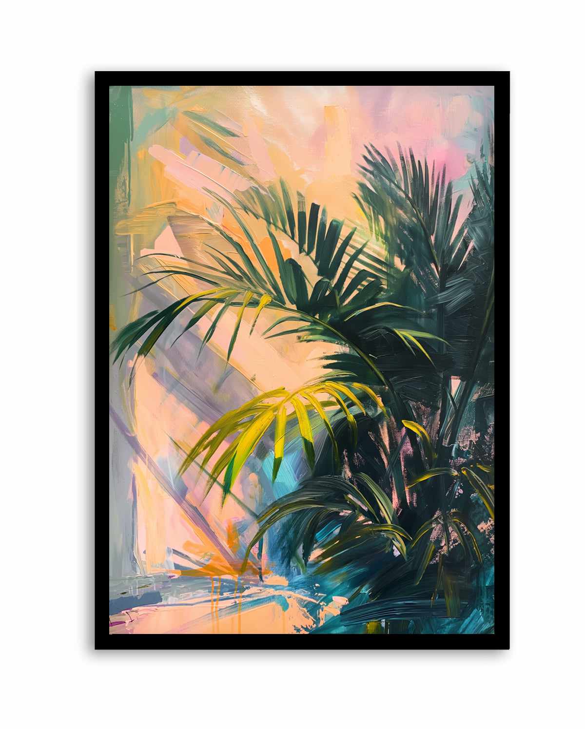 Neon Palm I | Art Print