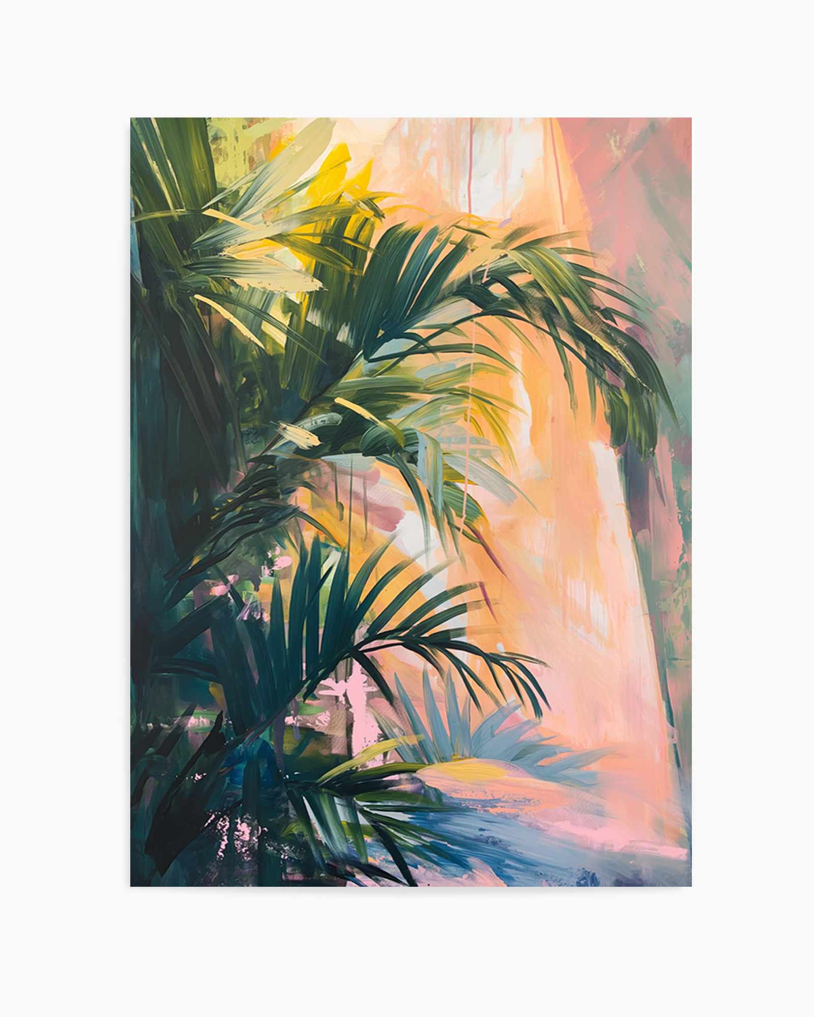 Neon Palm II | Art Print