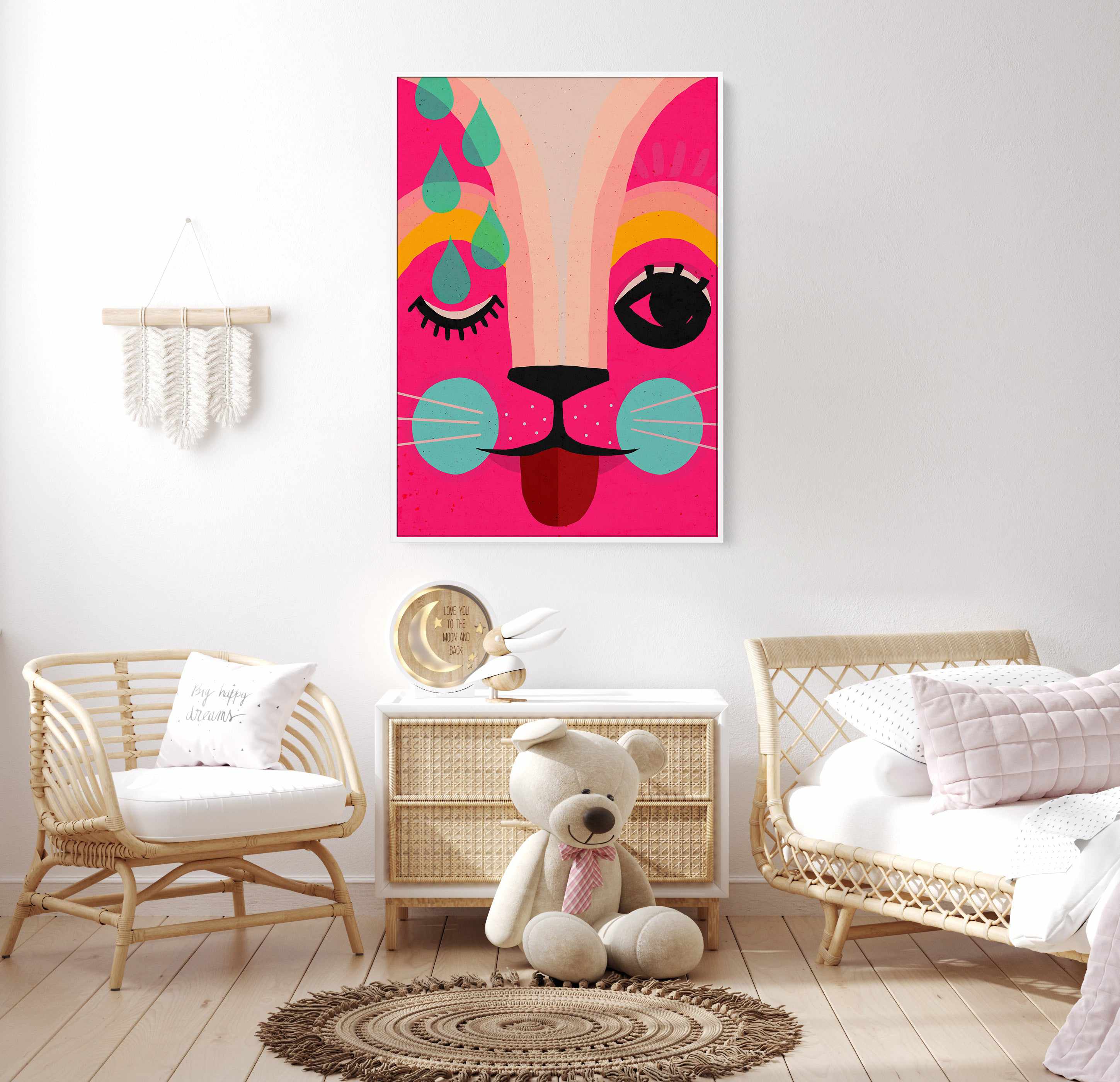 Neon! By Treechild | Framed Canvas Art Print