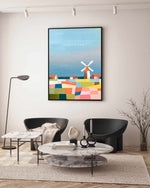 Netherlands by Henry Rivers | Framed Canvas Art Print