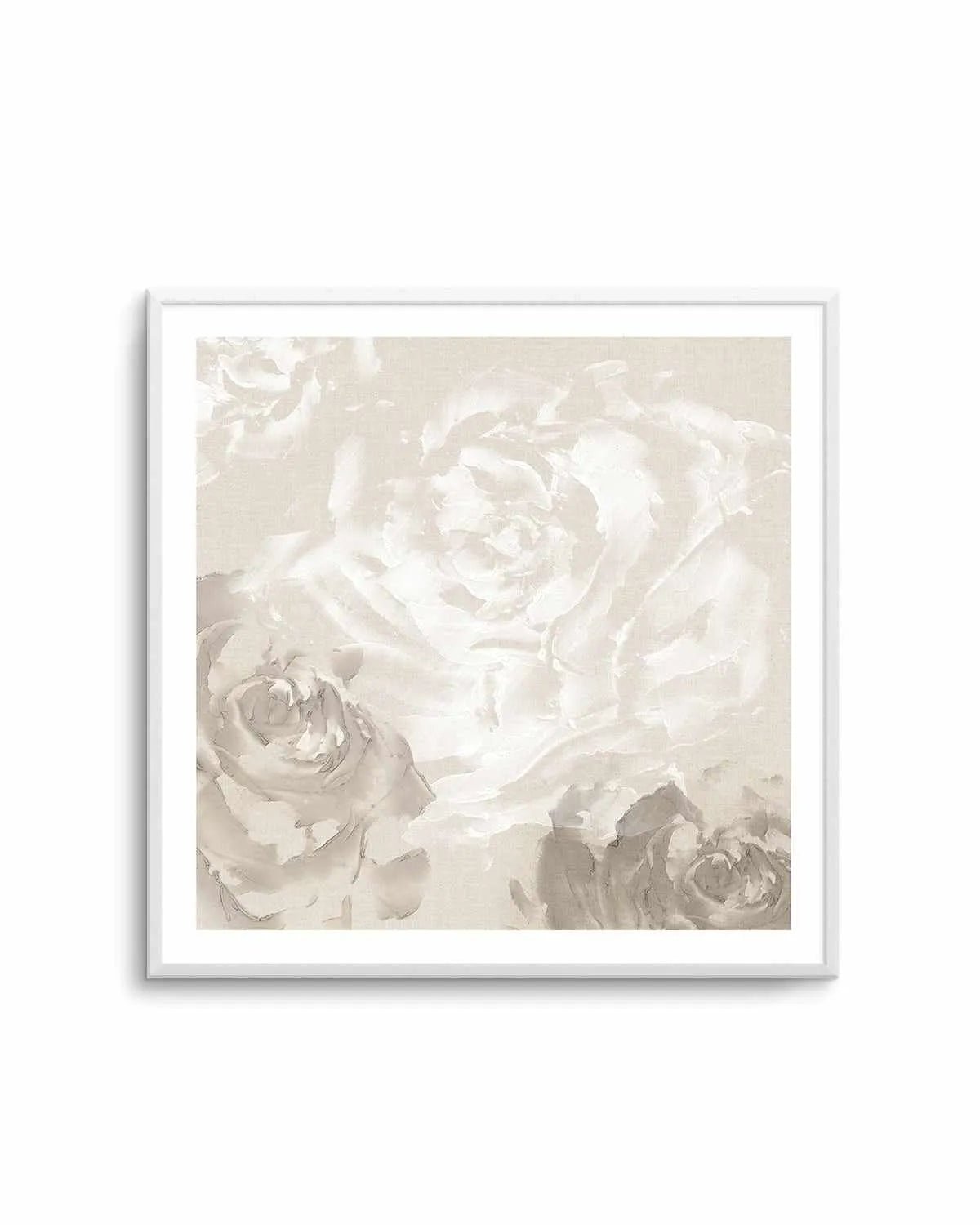 Neutral Florals I Art Print from Olive et Oriel where you can shop wallpaper and artworks online