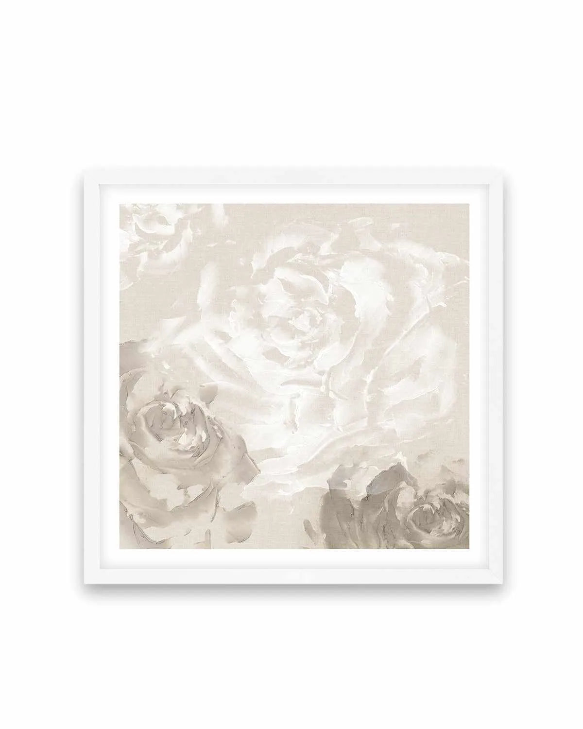 Neutral Florals I Art Print from Olive et Oriel where you can shop wallpaper and artworks online