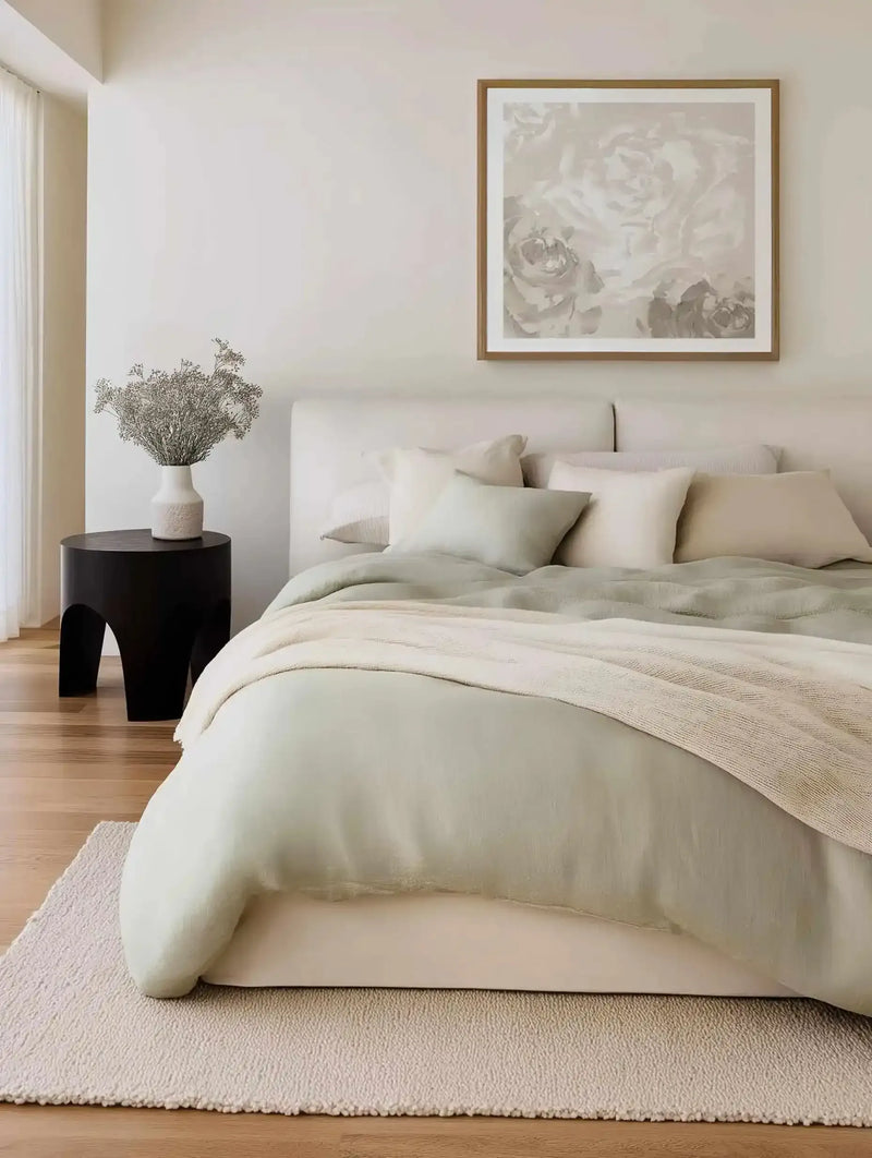 Neutral Florals I Art Print from Olive et Oriel where you can shop wallpaper and artworks online