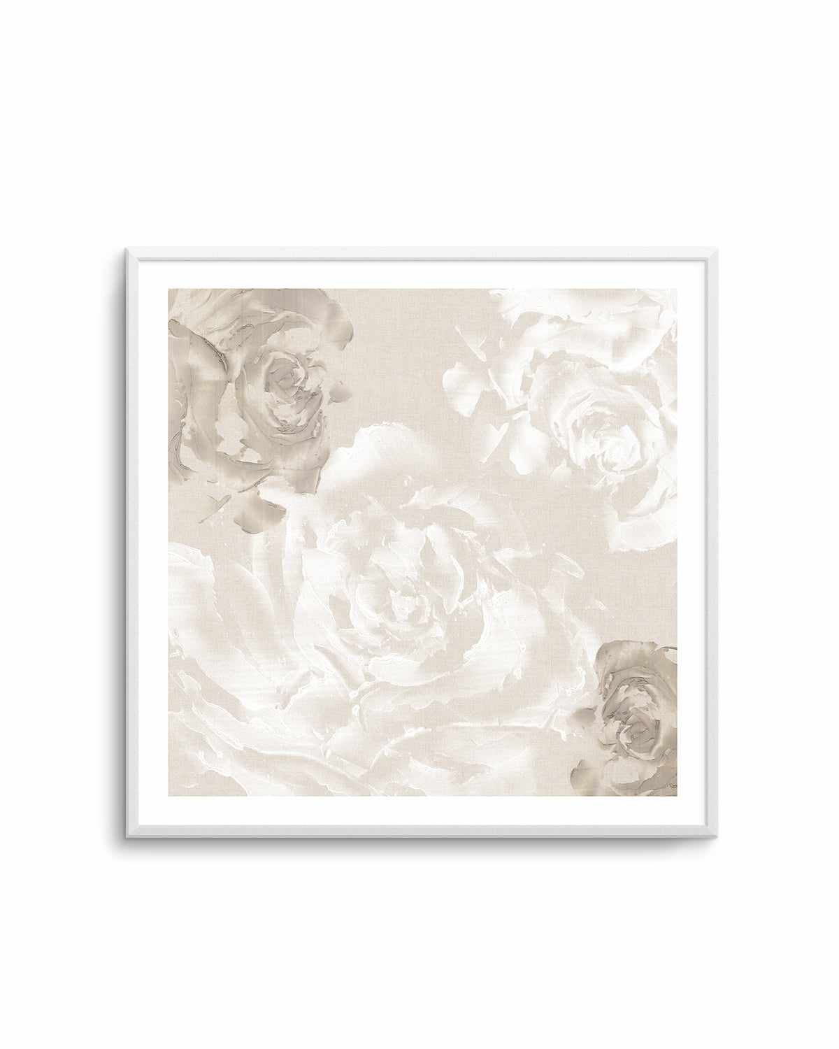 Neutral Florals II Art Print