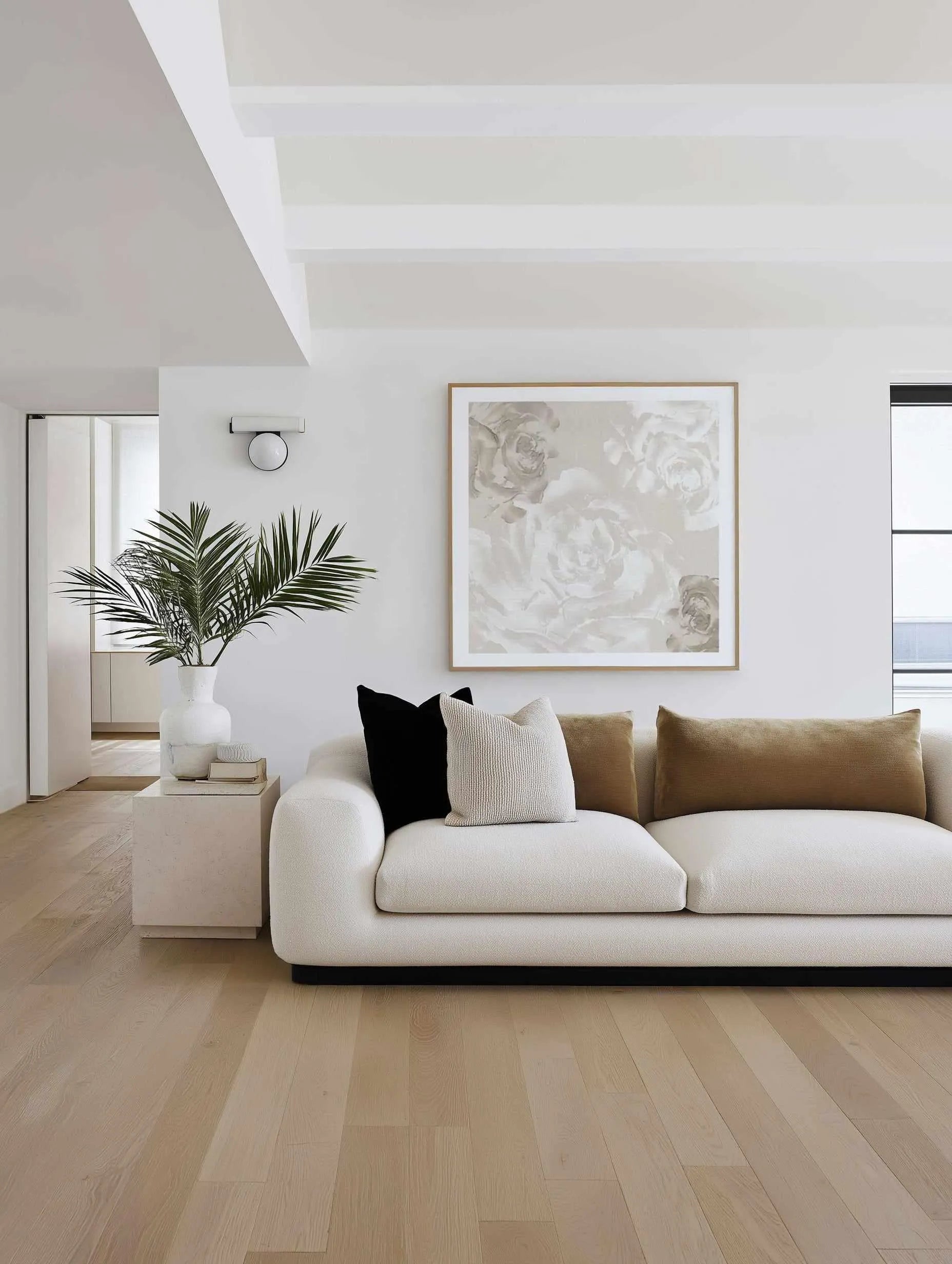 Neutral Florals II Art Print from Olive et Oriel where you can shop wallpaper and artworks online