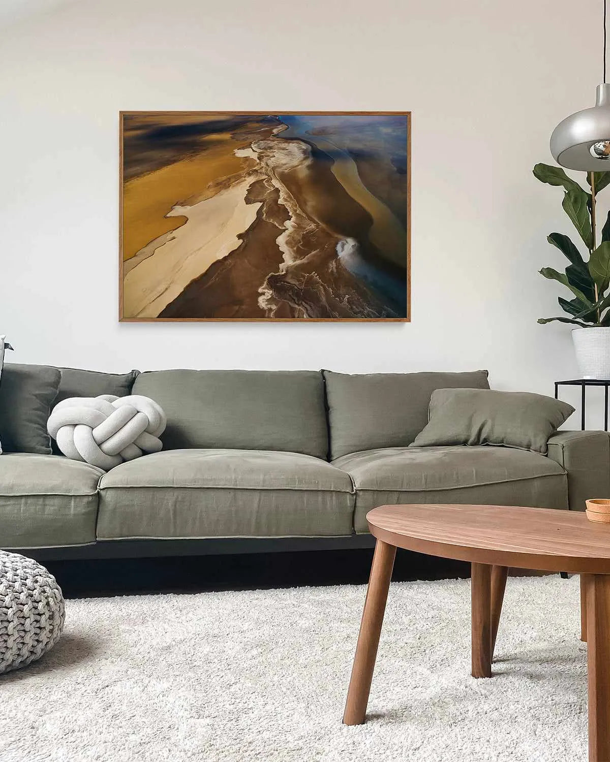 Neutral Lands by Phillip Chang | Framed Canvas Art Print from Olive et Oriel where you can shop wallpaper and artworks online