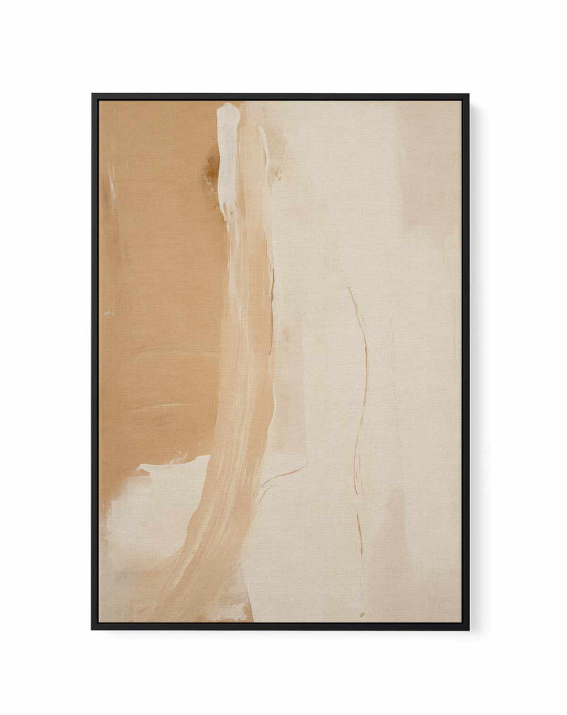 Neutral Moves I | Framed Canvas Art Print