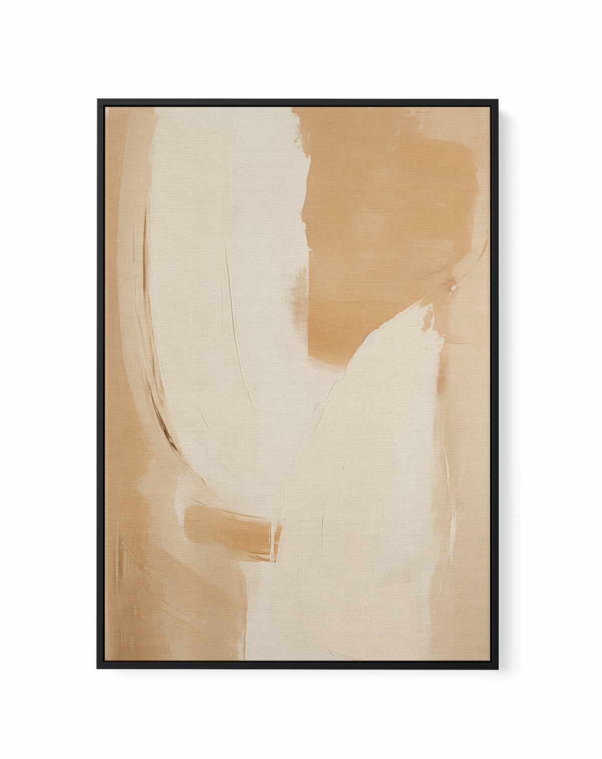 Neutral Moves II | Framed Canvas Art Print