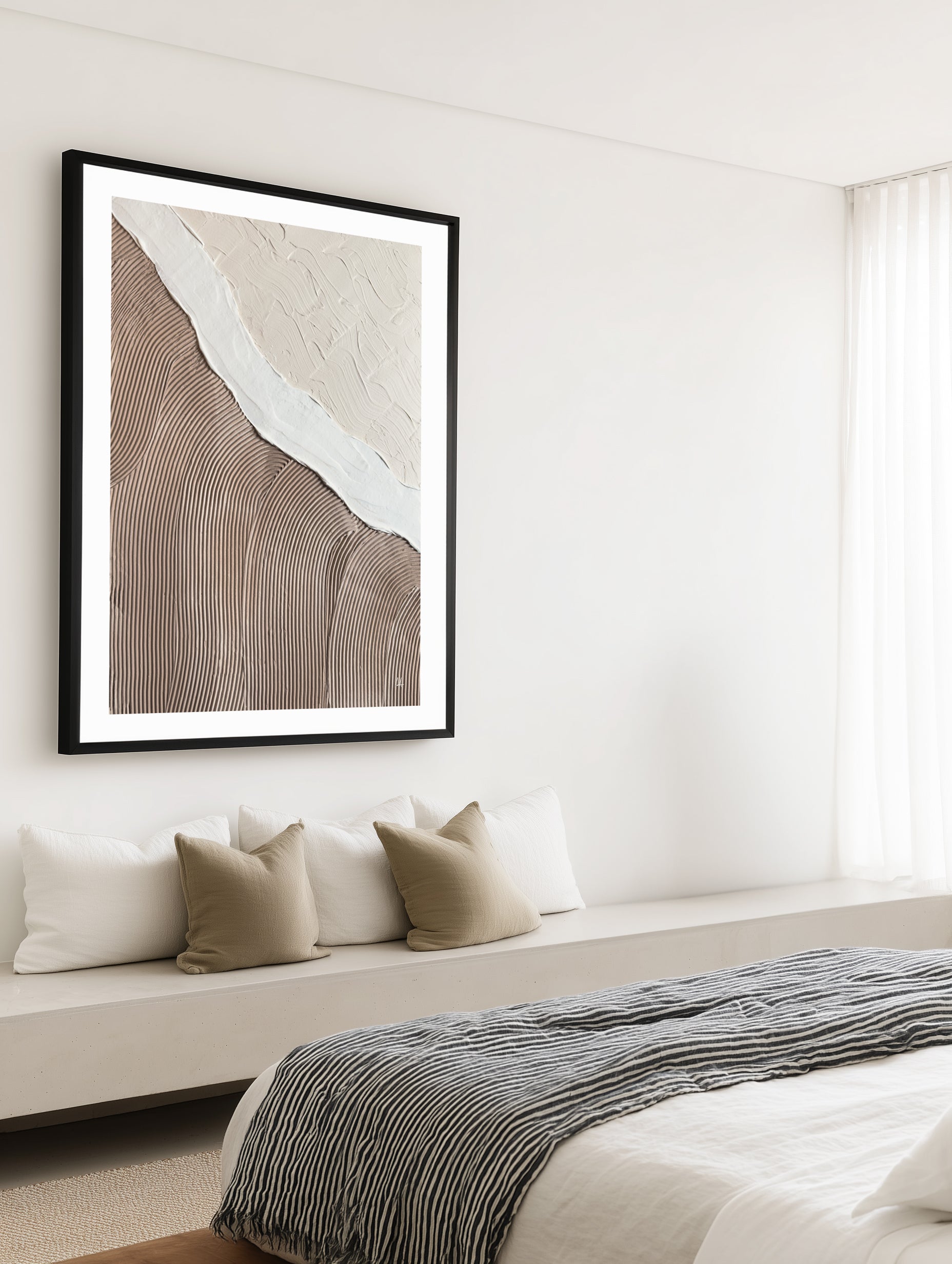 Neutral Ocean by Sarah Adams | Art Print
