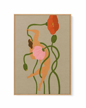 Never Stop Growing by Arty Guava | Framed Canvas Art Print from Olive et Oriel where you can shop wallpaper and artworks online