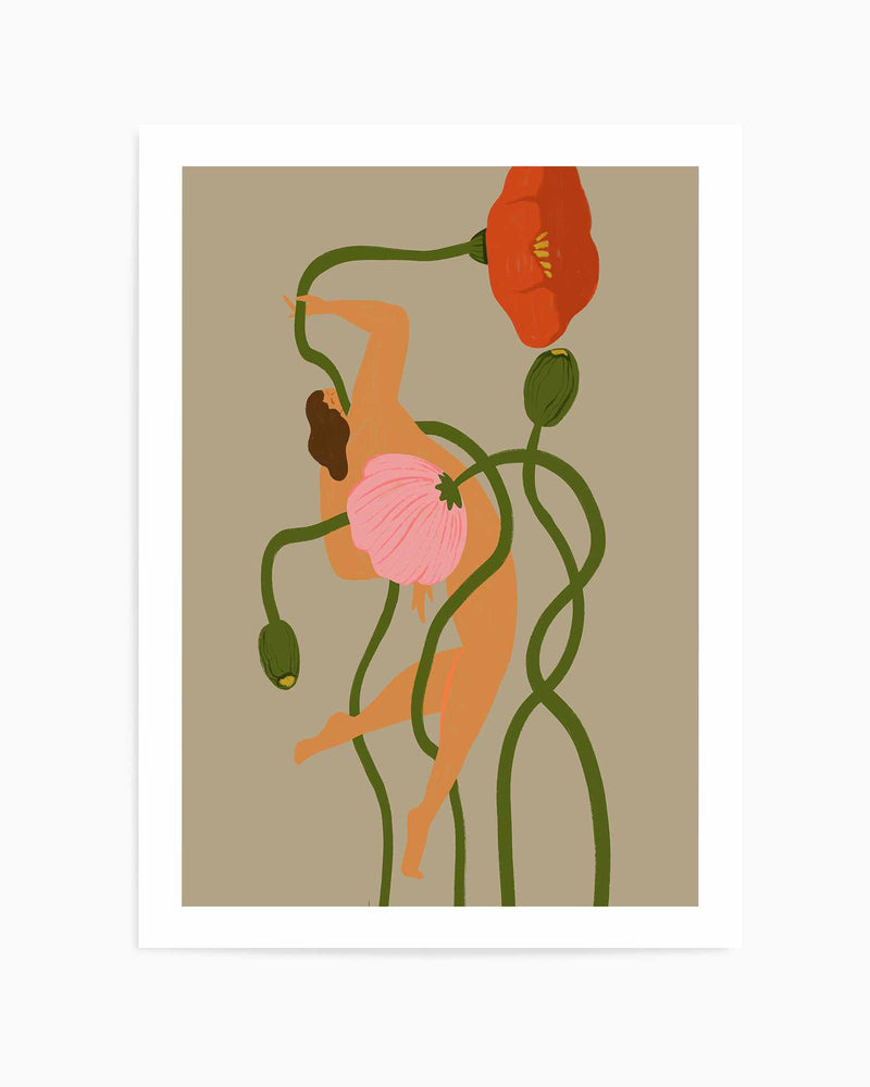 Never Stop Growing by Arty Guava | Art Print