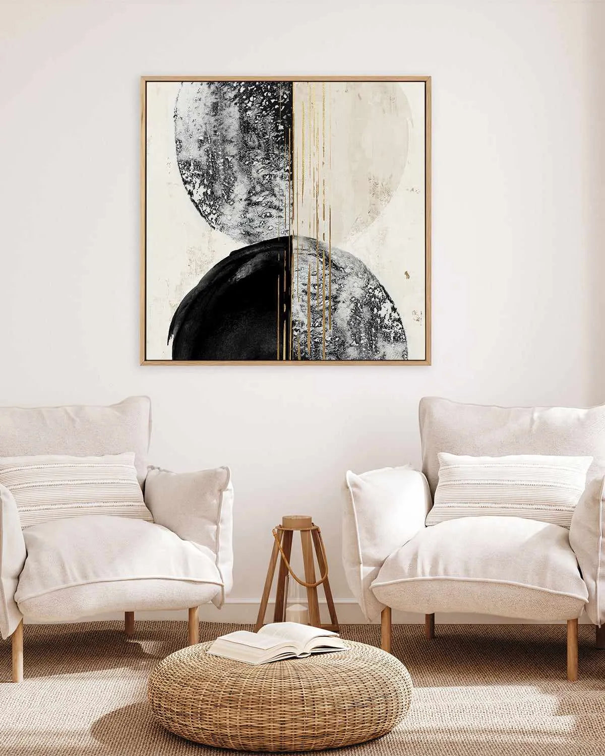 New Balance I | Framed Canvas Art Print from Olive et Oriel where you can shop wallpaper and artworks online