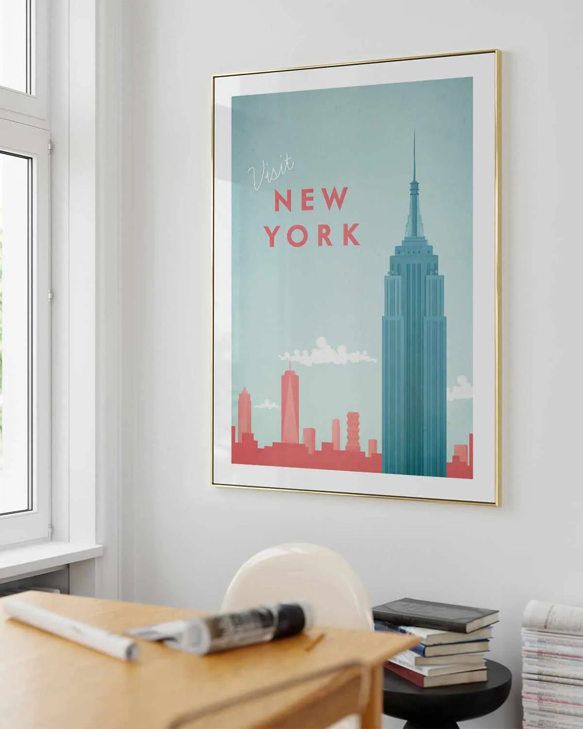 New York by Henry Rivers Art Print from Olive et Oriel where you can shop wallpaper and artworks online