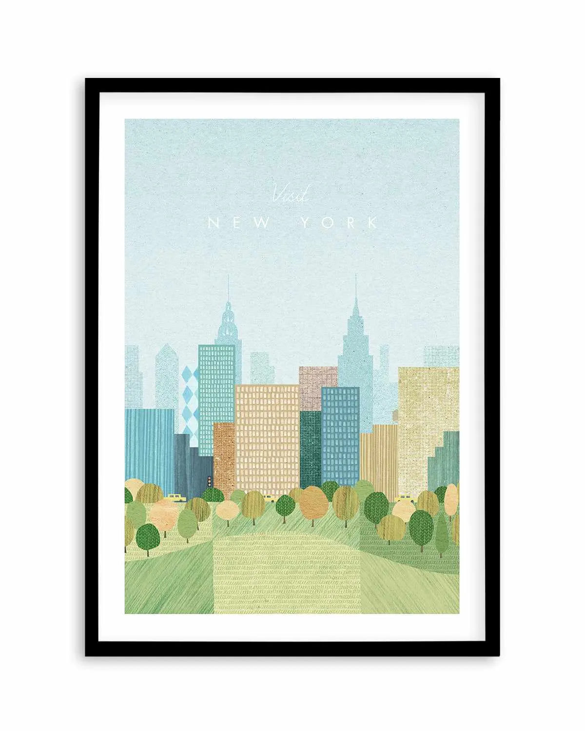 New York, Autumn by Henry Rivers Art Print from Olive et Oriel where you can shop wallpaper and artworks online