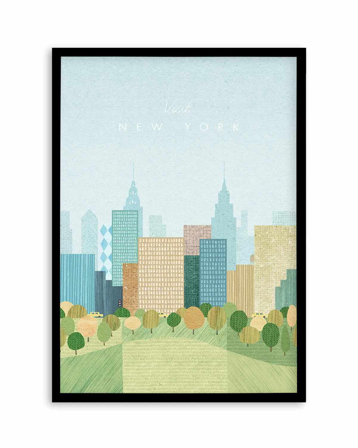 New York, Autumn by Henry Rivers Art Print from Olive et Oriel where you can shop wallpaper and artworks online