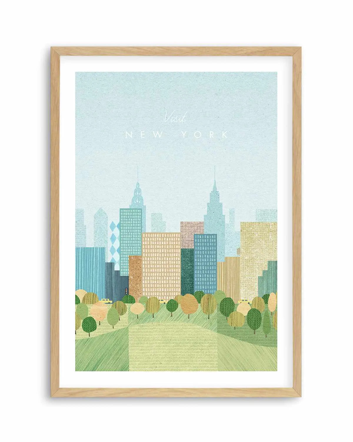 New York, Autumn by Henry Rivers Art Print from Olive et Oriel where you can shop wallpaper and artworks online