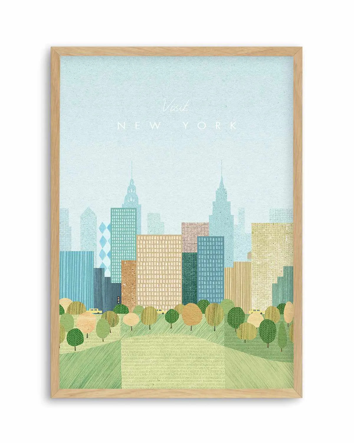 New York, Autumn by Henry Rivers Art Print from Olive et Oriel where you can shop wallpaper and artworks online