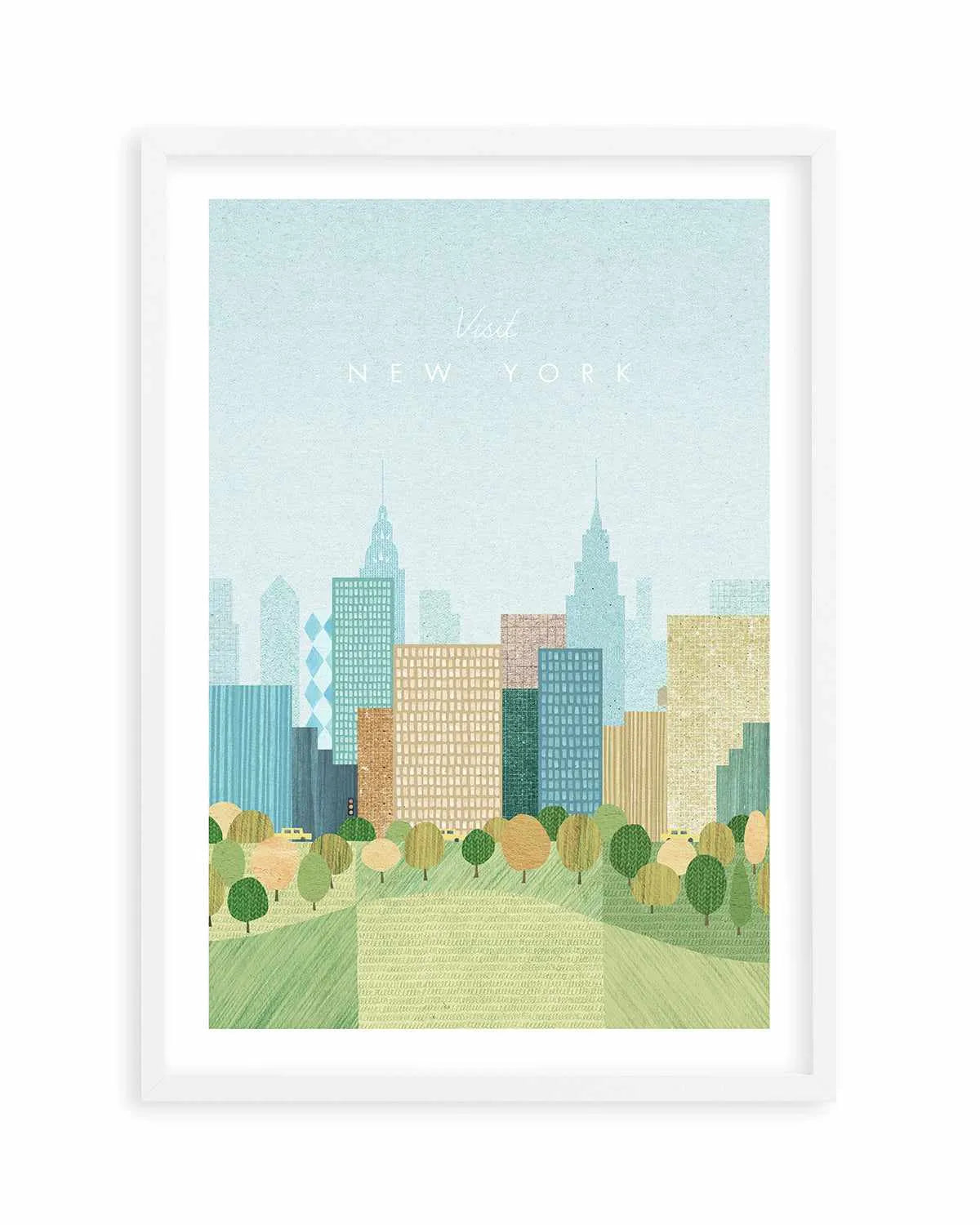 New York, Autumn by Henry Rivers Art Print from Olive et Oriel where you can shop wallpaper and artworks online