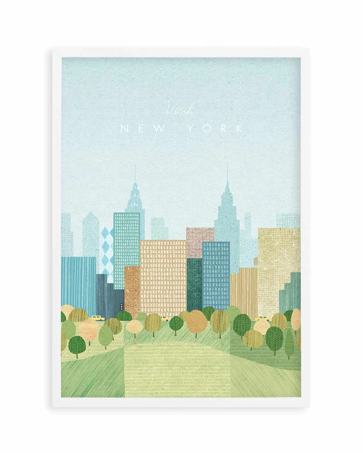 New York, Autumn by Henry Rivers Art Print from Olive et Oriel where you can shop wallpaper and artworks online