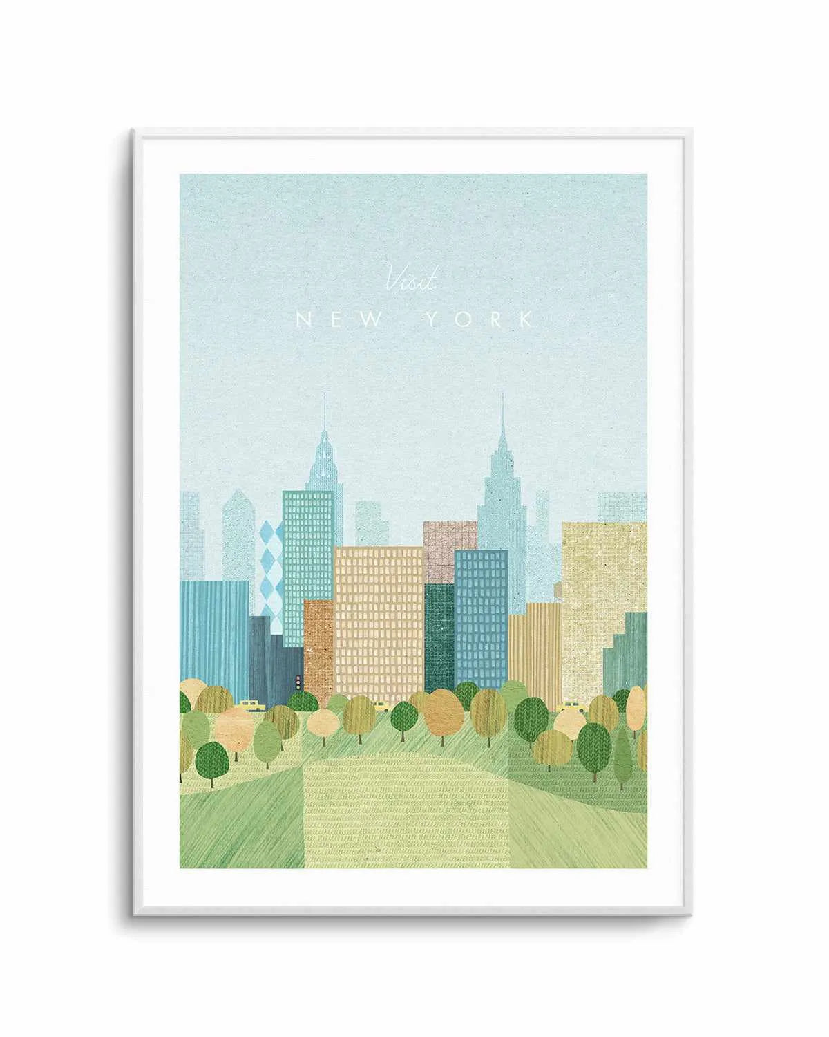 New York, Autumn by Henry Rivers Art Print from Olive et Oriel where you can shop wallpaper and artworks online