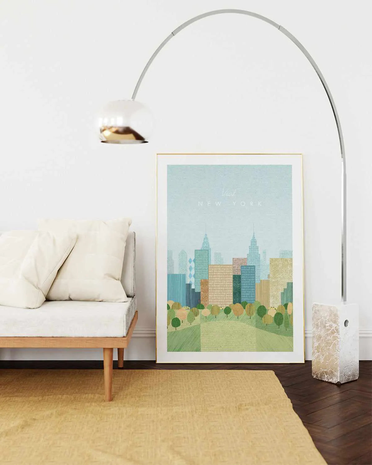 New York, Autumn by Henry Rivers Art Print from Olive et Oriel where you can shop wallpaper and artworks online
