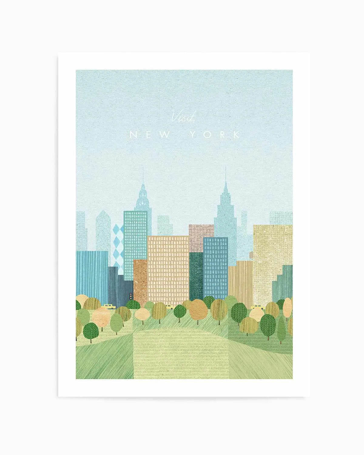 New York, Autumn by Henry Rivers Art Print from Olive et Oriel where you can shop wallpaper and artworks online