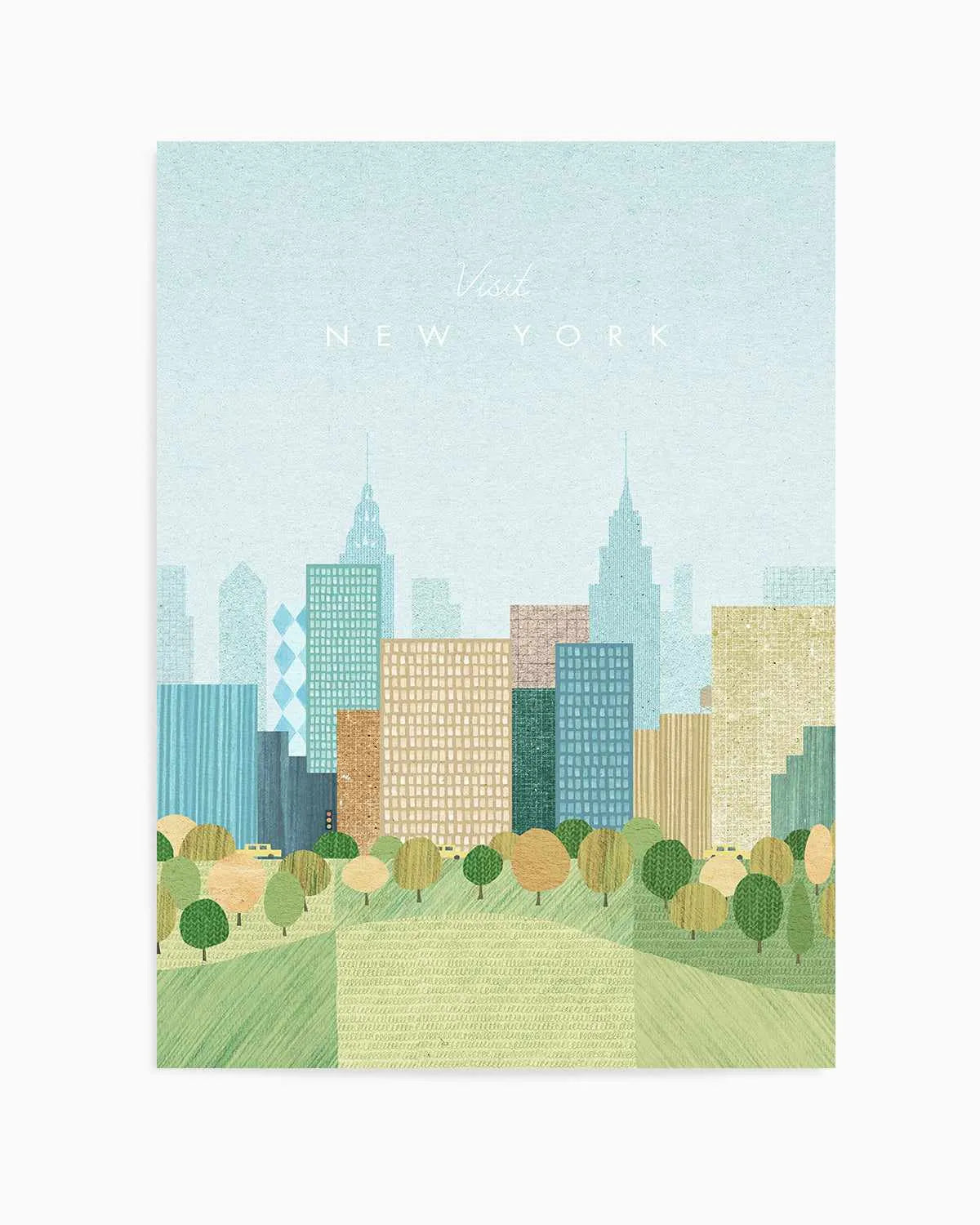 New York, Autumn by Henry Rivers Art Print from Olive et Oriel where you can shop wallpaper and artworks online