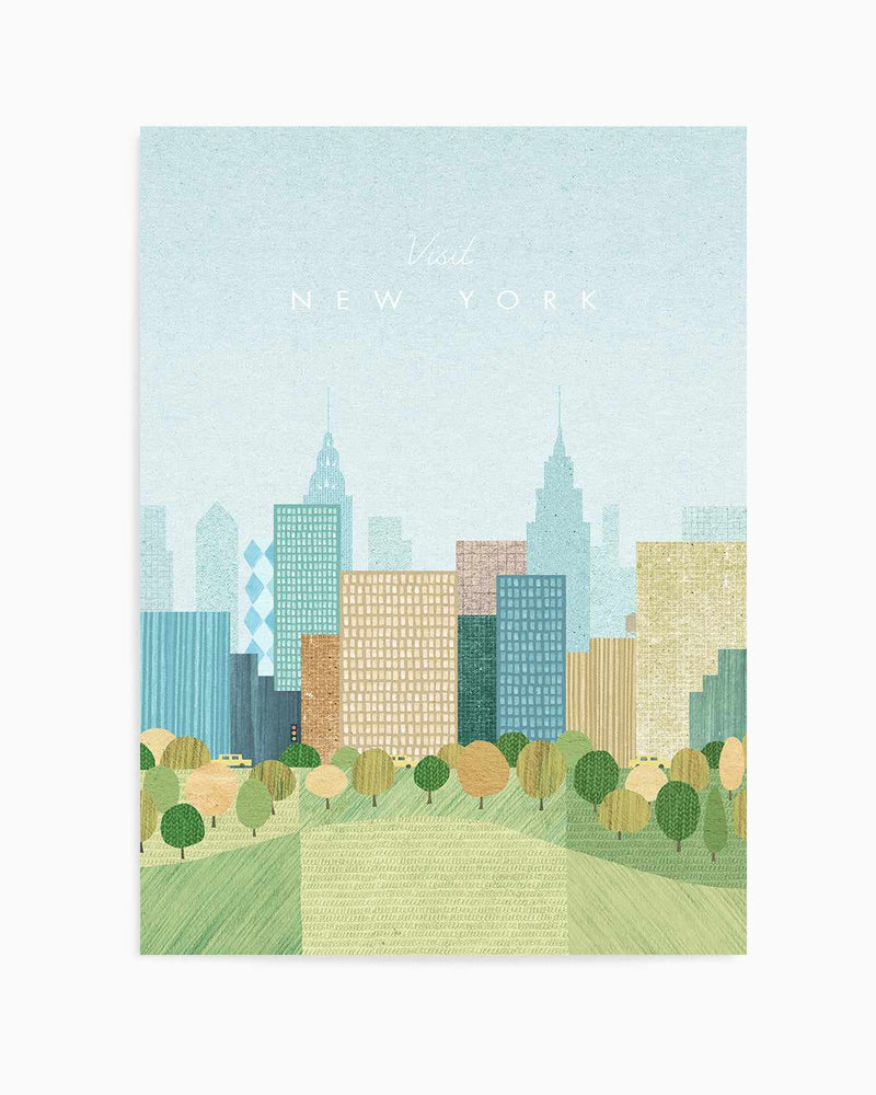 New York, Autumn by Henry Rivers Art Print