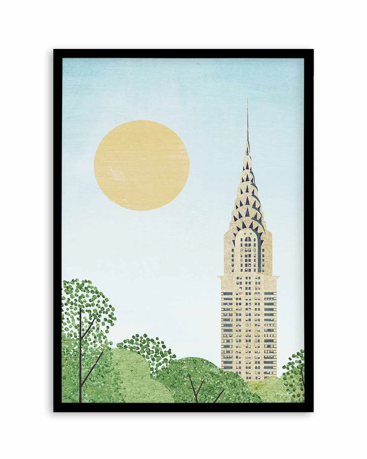 New York, Chrysler by Henry Rivers Art Print from Olive et Oriel where you can shop wallpaper and artworks online