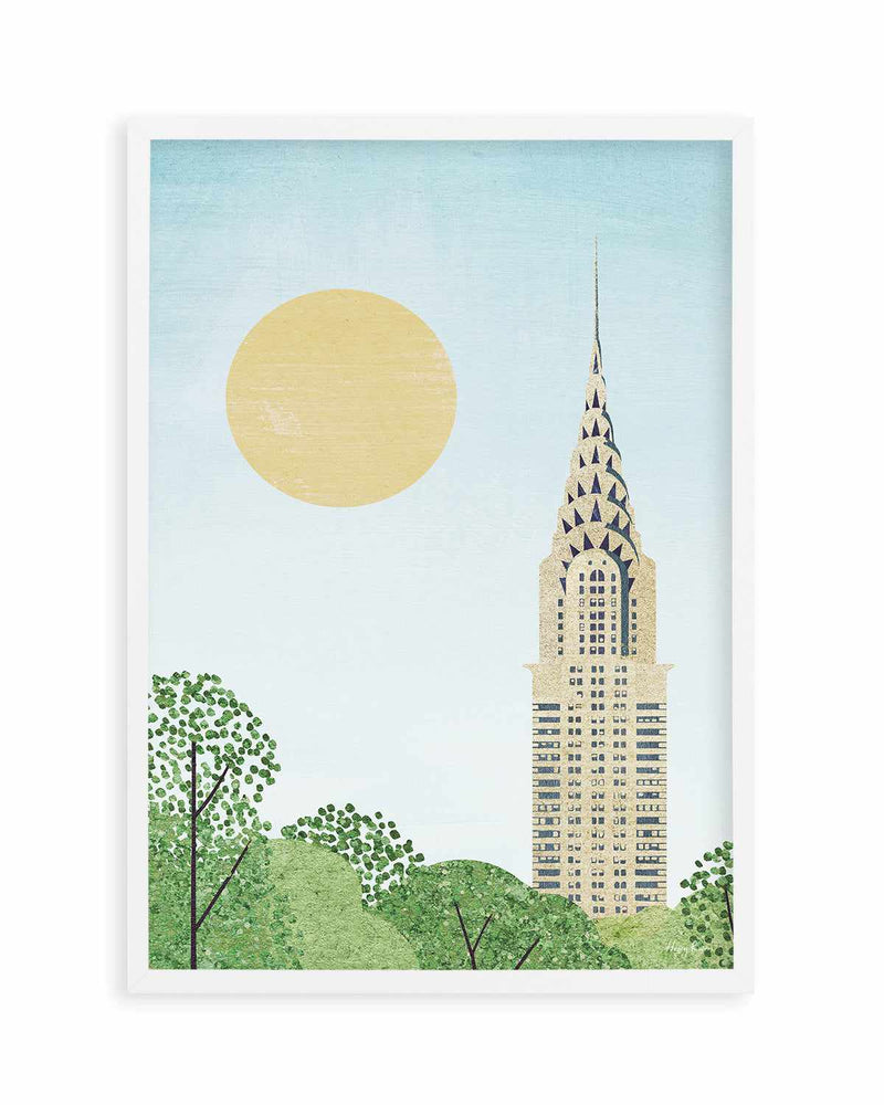 New York, Chrysler by Henry Rivers Art Print