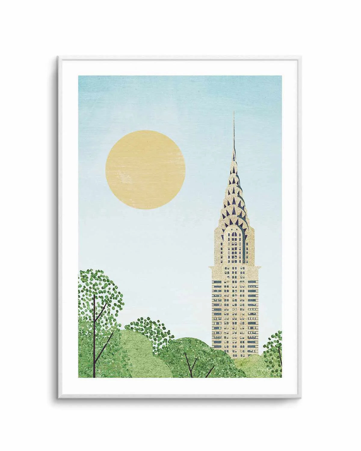 New York, Chrysler by Henry Rivers Art Print from Olive et Oriel where you can shop wallpaper and artworks online