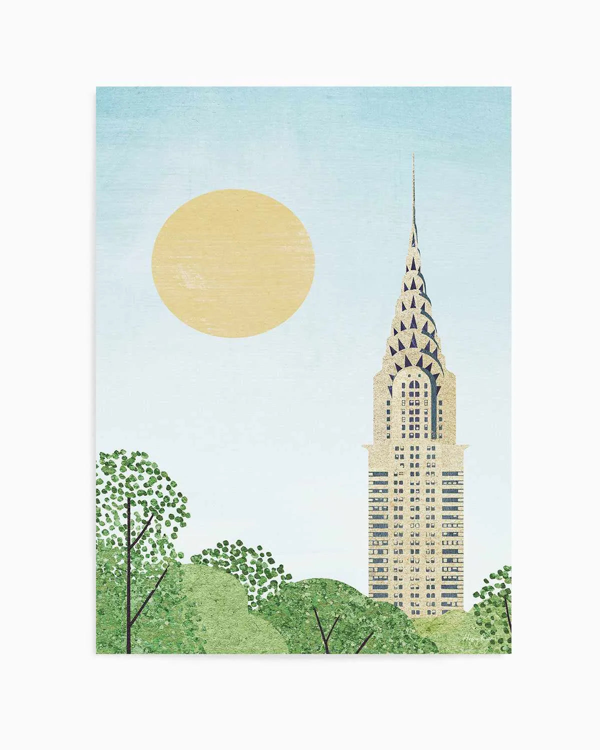 New York, Chrysler by Henry Rivers Art Print from Olive et Oriel where you can shop wallpaper and artworks online