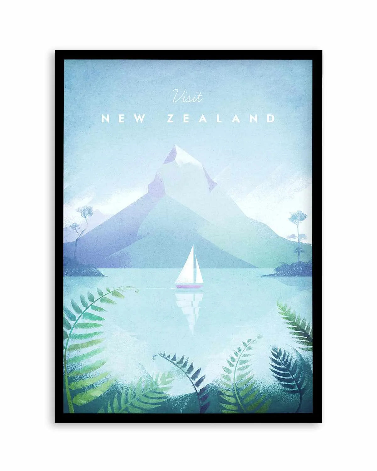 New Zealand by Henry Rivers Art Print from Olive et Oriel where you can shop wallpaper and artworks online