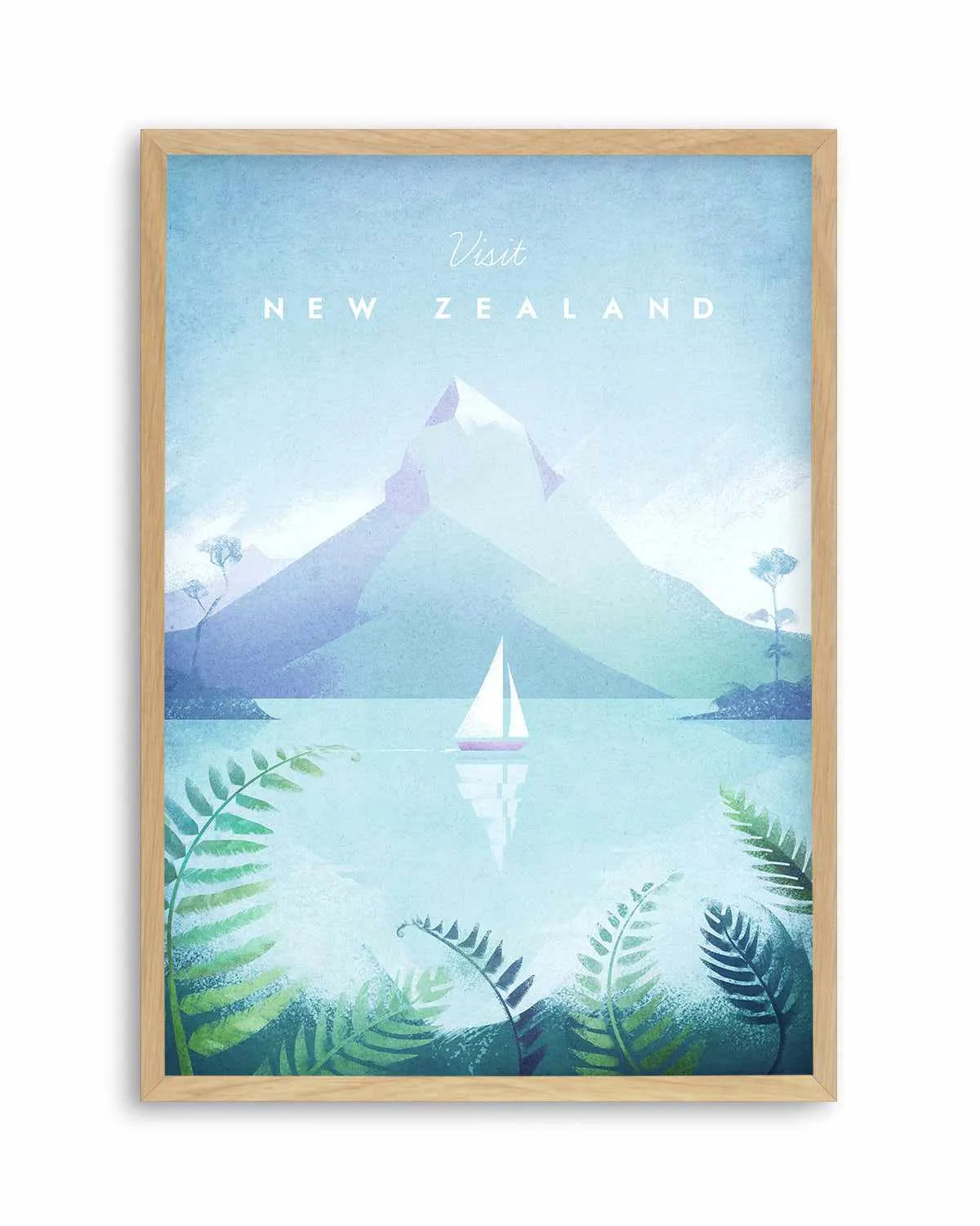 New Zealand by Henry Rivers Art Print from Olive et Oriel where you can shop wallpaper and artworks online