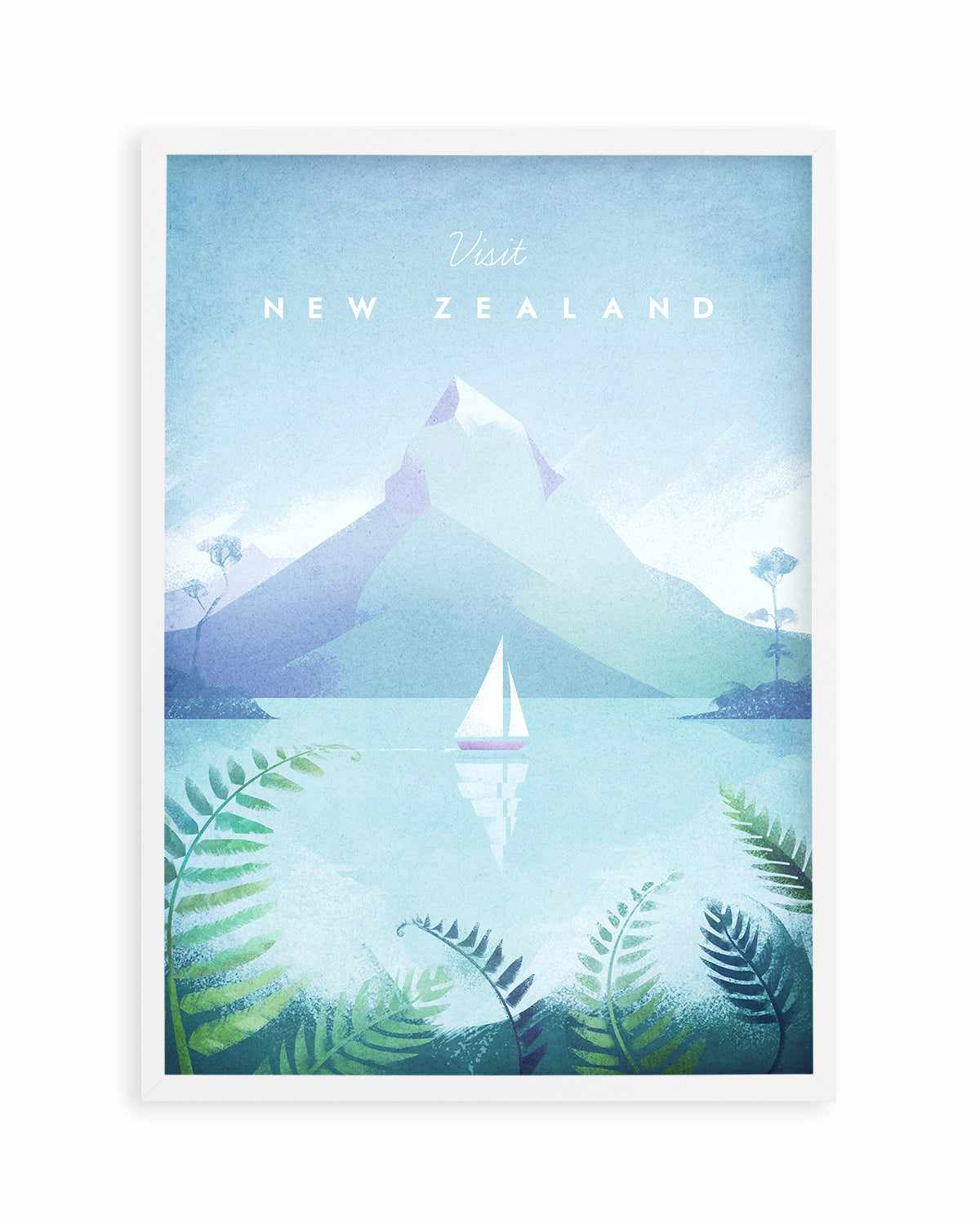 New Zealand by Henry Rivers Art Print